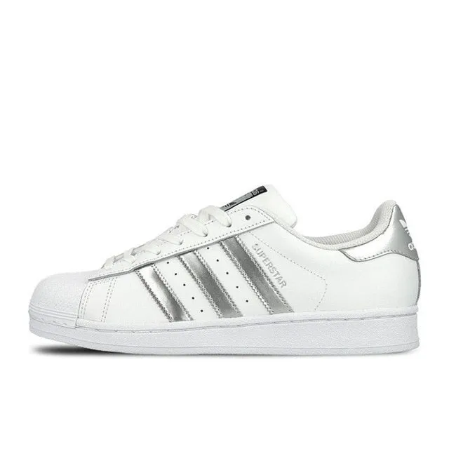 Original Adidas Official SUPERSTAR Clover Skateboarding Shoes Adidas Adizero Prime Sp 3 Strung Track And Field Shoes
