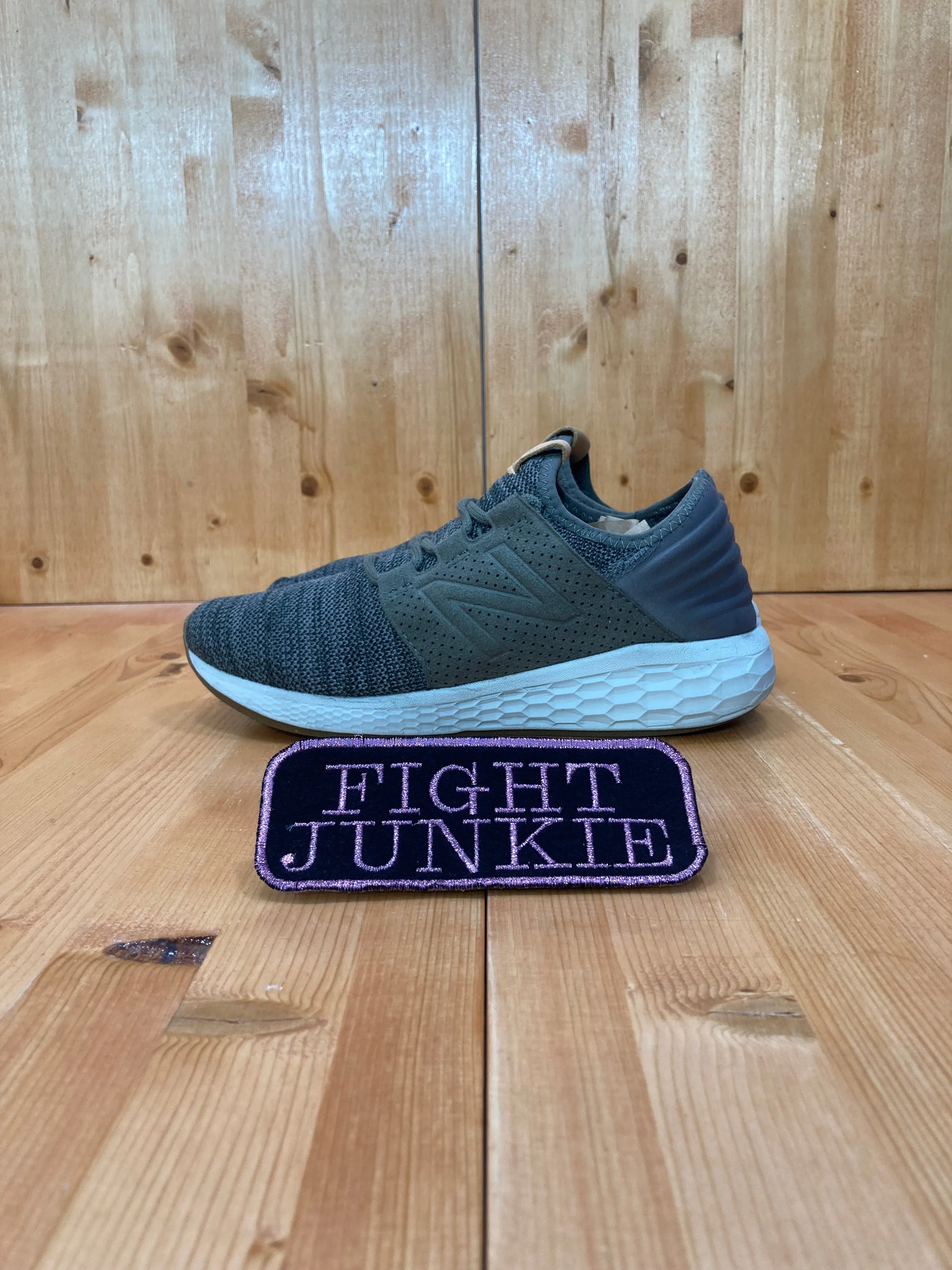 NEW BALANCE FRESH FOAM CRUZ V2 KNIT Men Size 9D Cross Training Running Shoes Sneakers Military Olive MCRUZKO2 Used New Balance 574