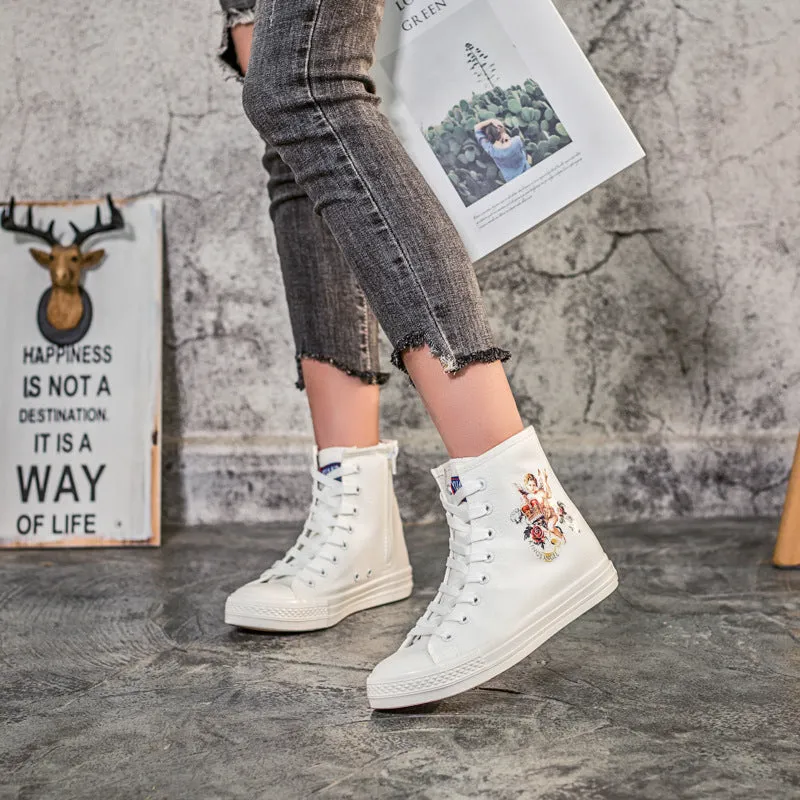 Casual Shoes Winter Belifi Comfortable Soft Sole High Top Shoes