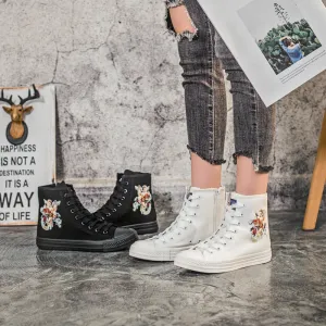 Belifi Comfortable Soft Sole High Top Shoes Slip On Business Casual Shoes