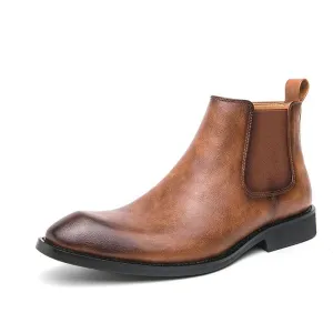 Winter Walking Boots JAMES | ZIP-UP LEATHER CHELSEA BOOTS