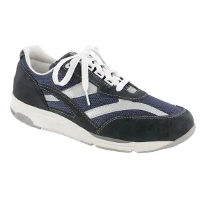 Trail Running Shoes With Boa Women's Tour Mesh Lace Up Sneaker Blue