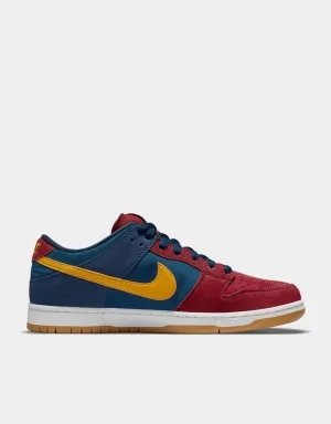 Nike SB Dunk Low Pro Skate Shoes - Navy/University Gold-Gym Red-Court Blue Asics Wrestling Shoes Japan
