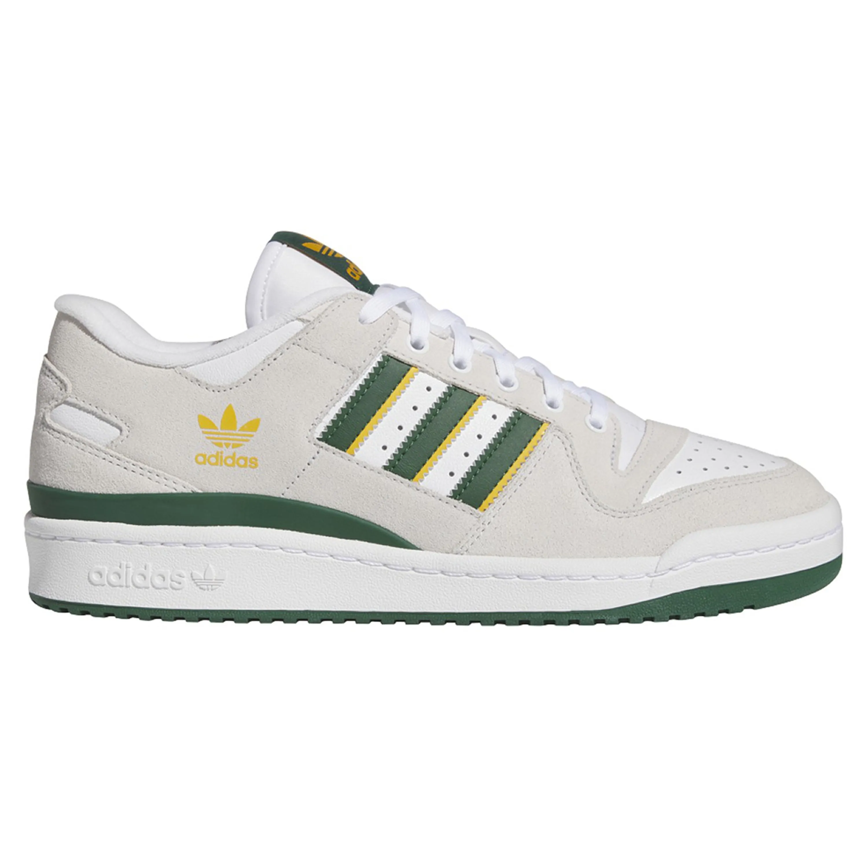 ADIDAS FORUM 84 LOW ADV WHITE / DARK GREEN / YELLOW Adidas Shoes From The 1990s
