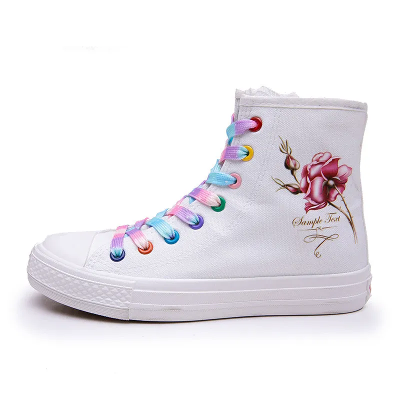 Size 10.5 Slip On Width Wide Casual Shoes Owlkay Fashionable  Breathable High Top Canvas Shoes