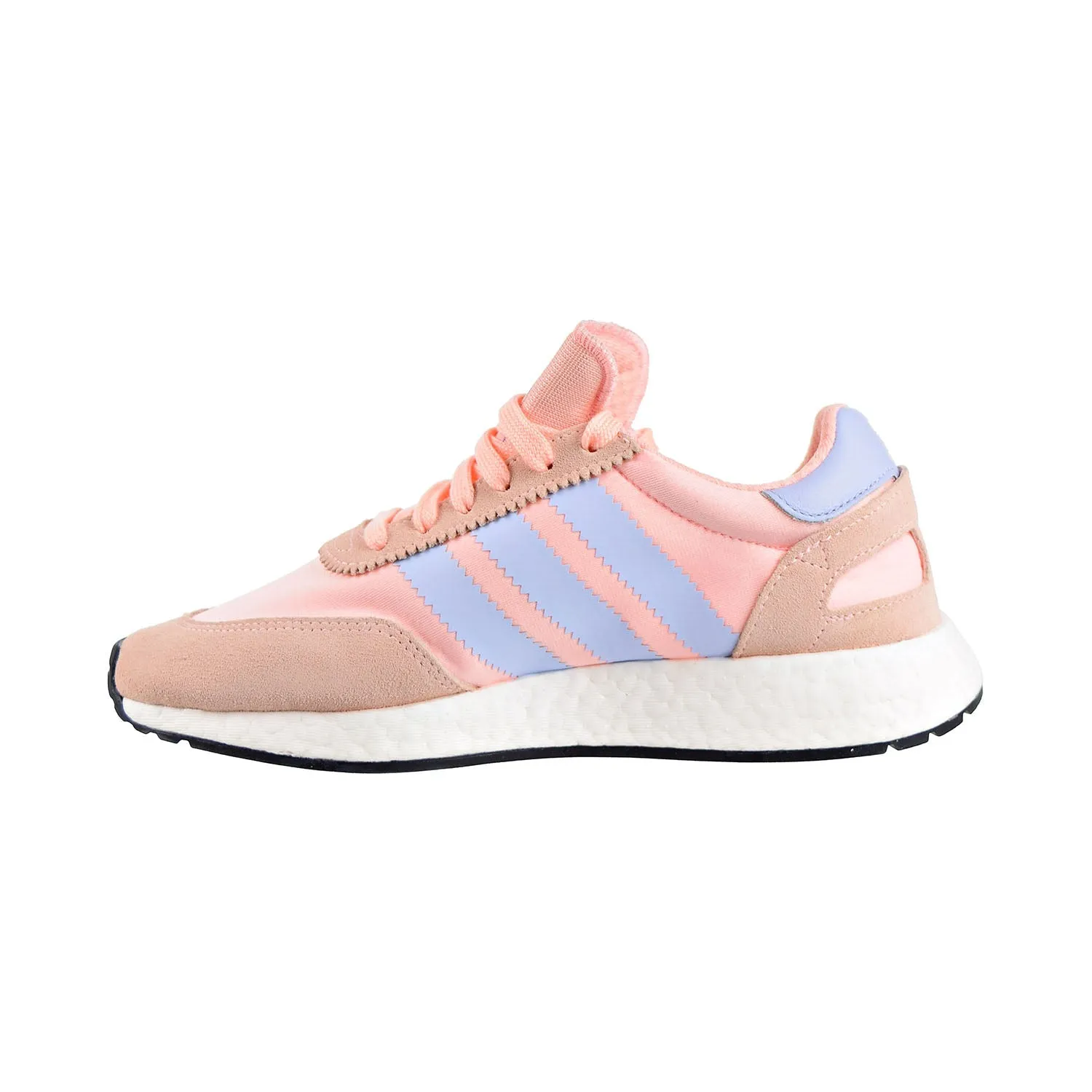 Adidas Originals Gazelle Bold Two White White Shoe Adidas I-5923 Women's Shoes Clear Orange/Periwinkle/Core Black