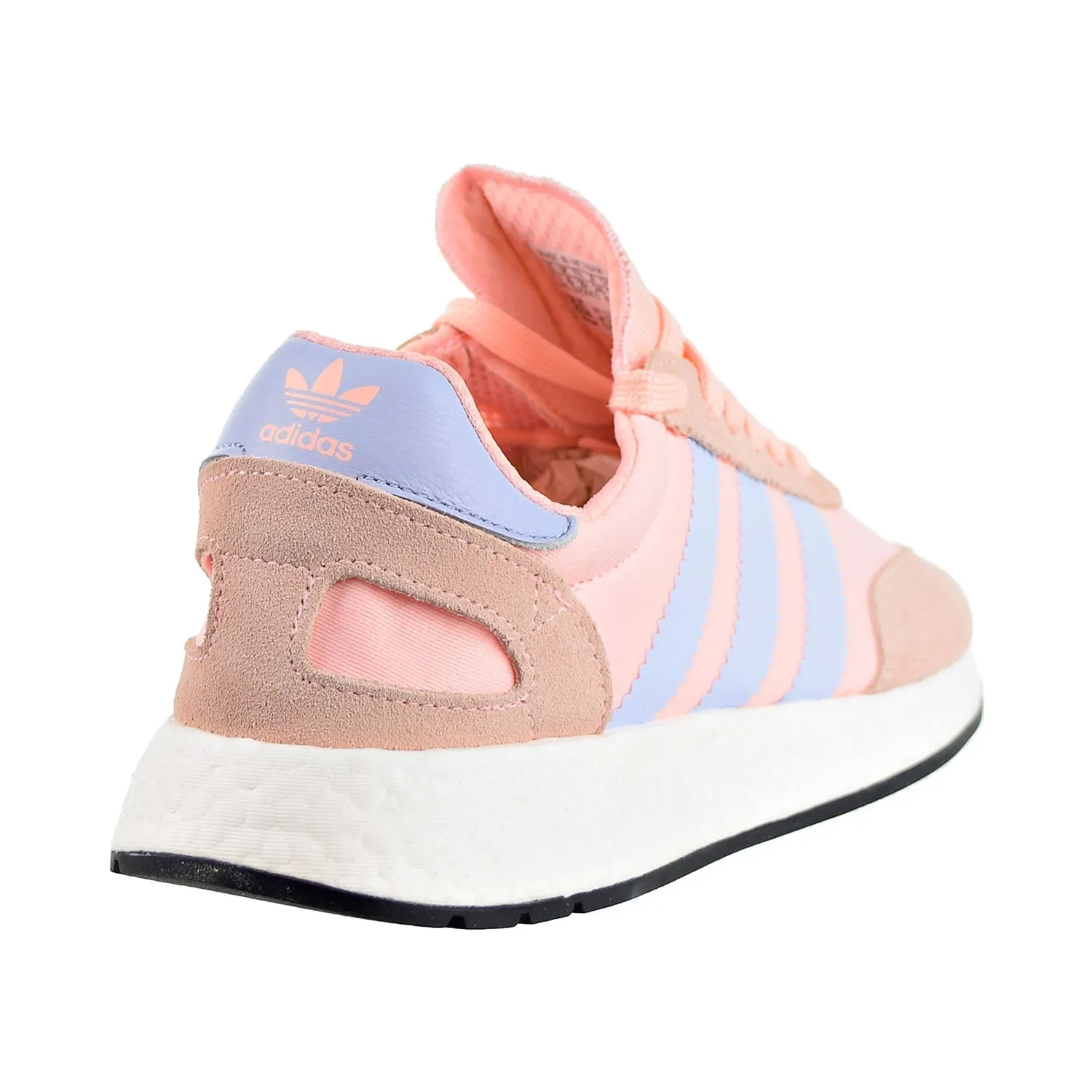 Adidas I-5923 Women's Shoes Clear Orange/Periwinkle/Core Black Adidas Sleek Super Shoes