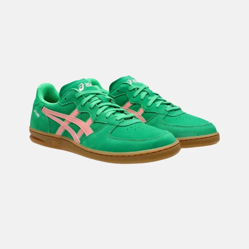 Asics Skyhand OG Unisex Lifestyle shoes -Cilantro/Grapefruit Asics Shoes For Underpronation