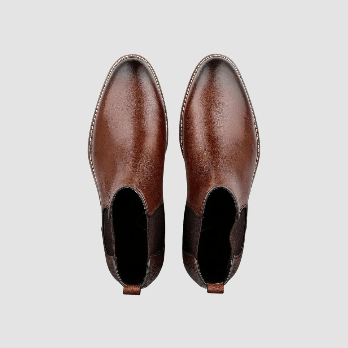 Leather Fire Boots AQ By Aquila Lucca Mens Leather Boots in Tan