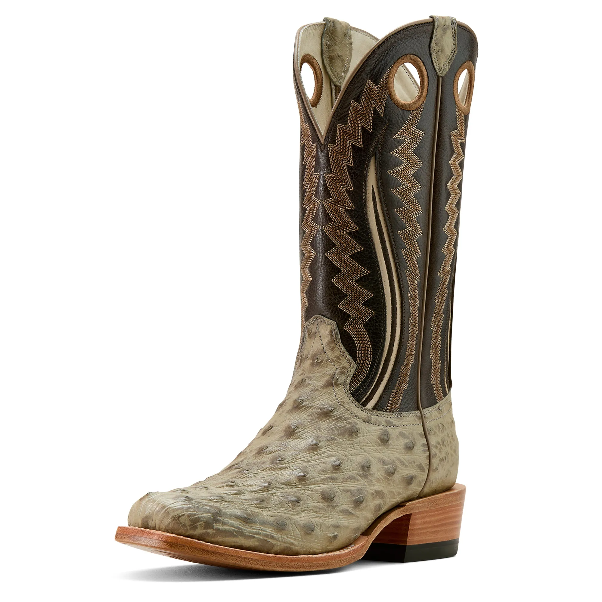 Ariat Futurity Outlaw Platinum Full Quill Ostrich Cowboy Boot Mohawk - Motorcycle Boots Reviews