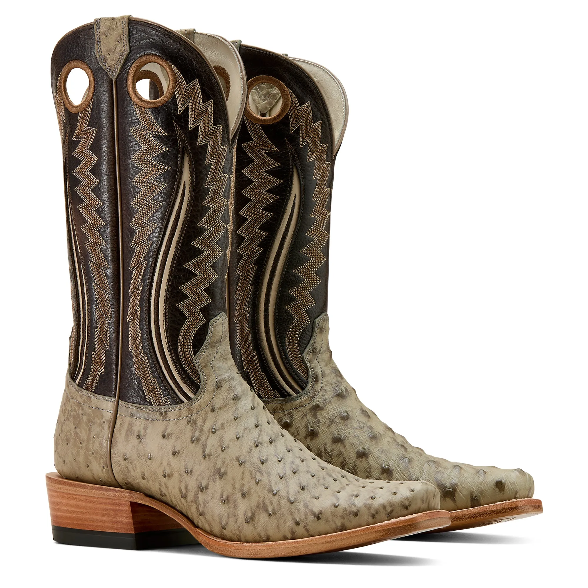 Most Comfortable Ankle Boots For Walking All Day Ariat Futurity Outlaw Platinum Full Quill Ostrich Cowboy Boot