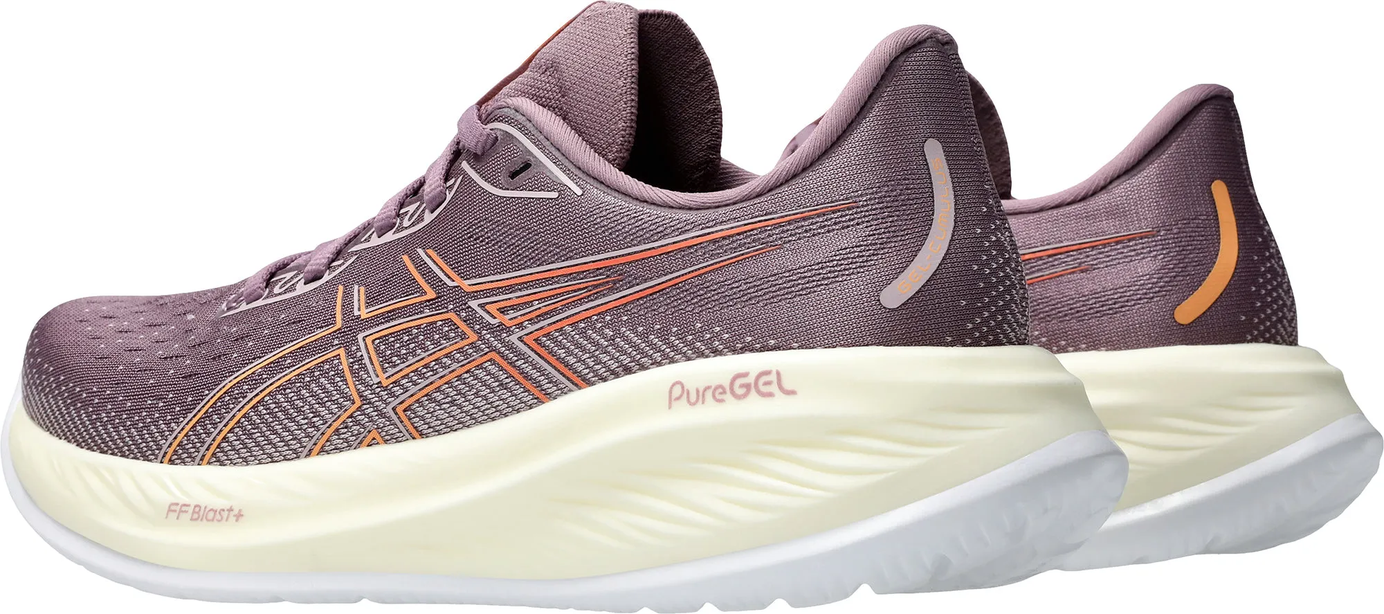 Asics Gel Cumulus 26 Womens Running Shoes - Purple Asics Shoes Rubber Spikes