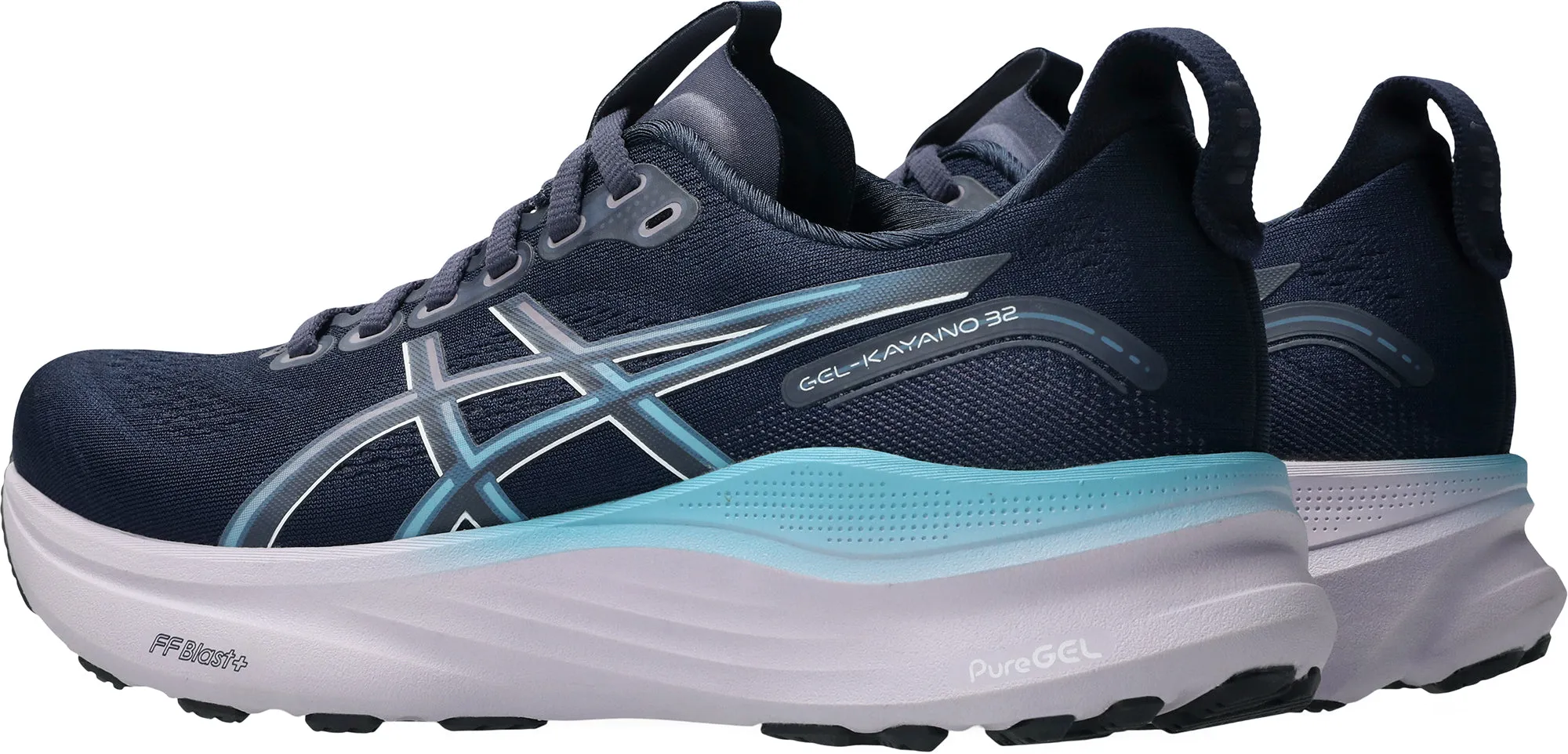 Asics Gel Kayano 32 Womens Running Shoes - Blue Asics Shoes Weight