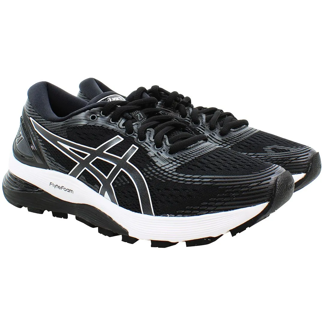 Asics Gel-Nimbus 21 Womens Black Running Shoes Asics Running Shoes Review
