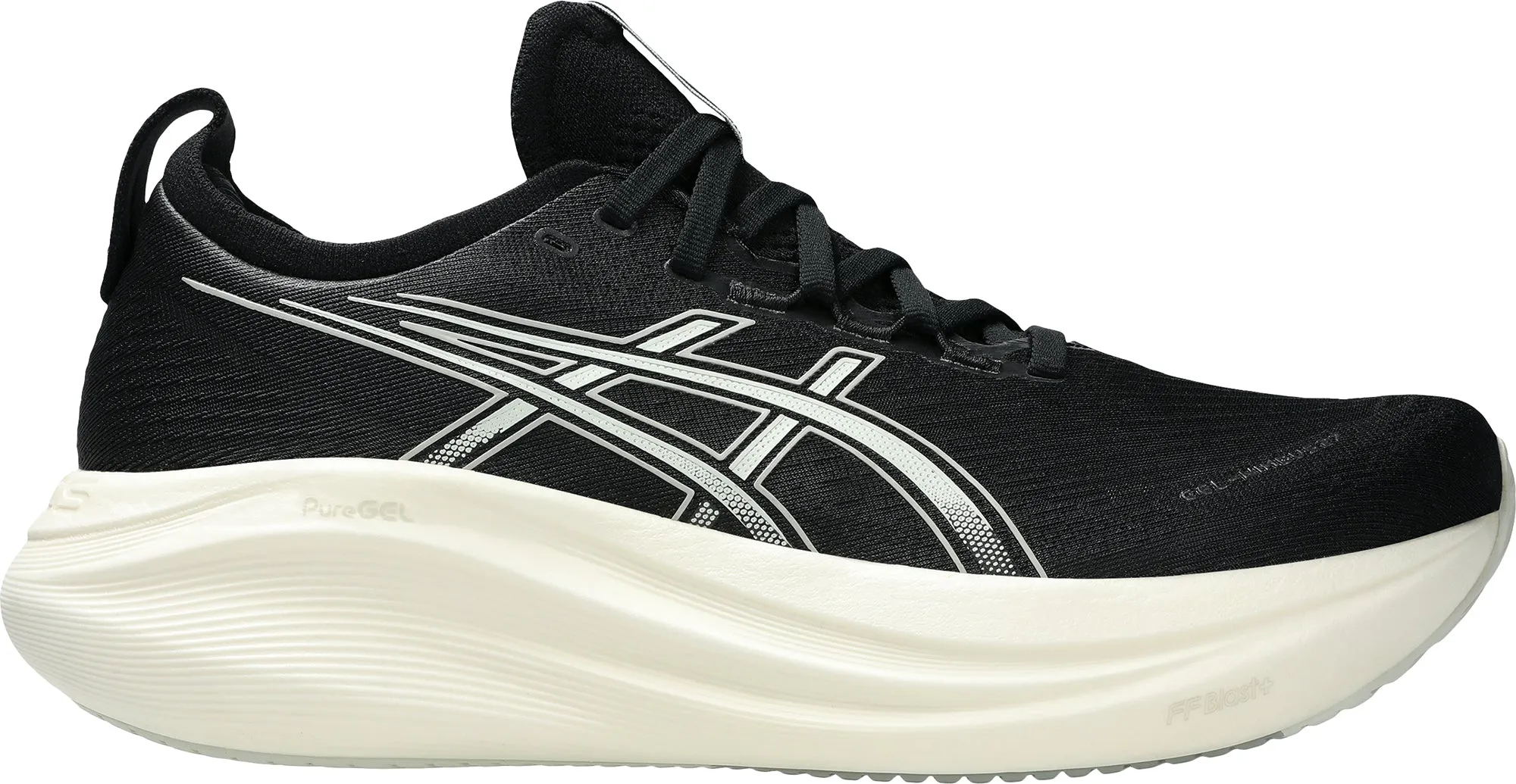 Asics Gel Nimbus 27 Mens Running Shoes - Black Asics Oly Shoes