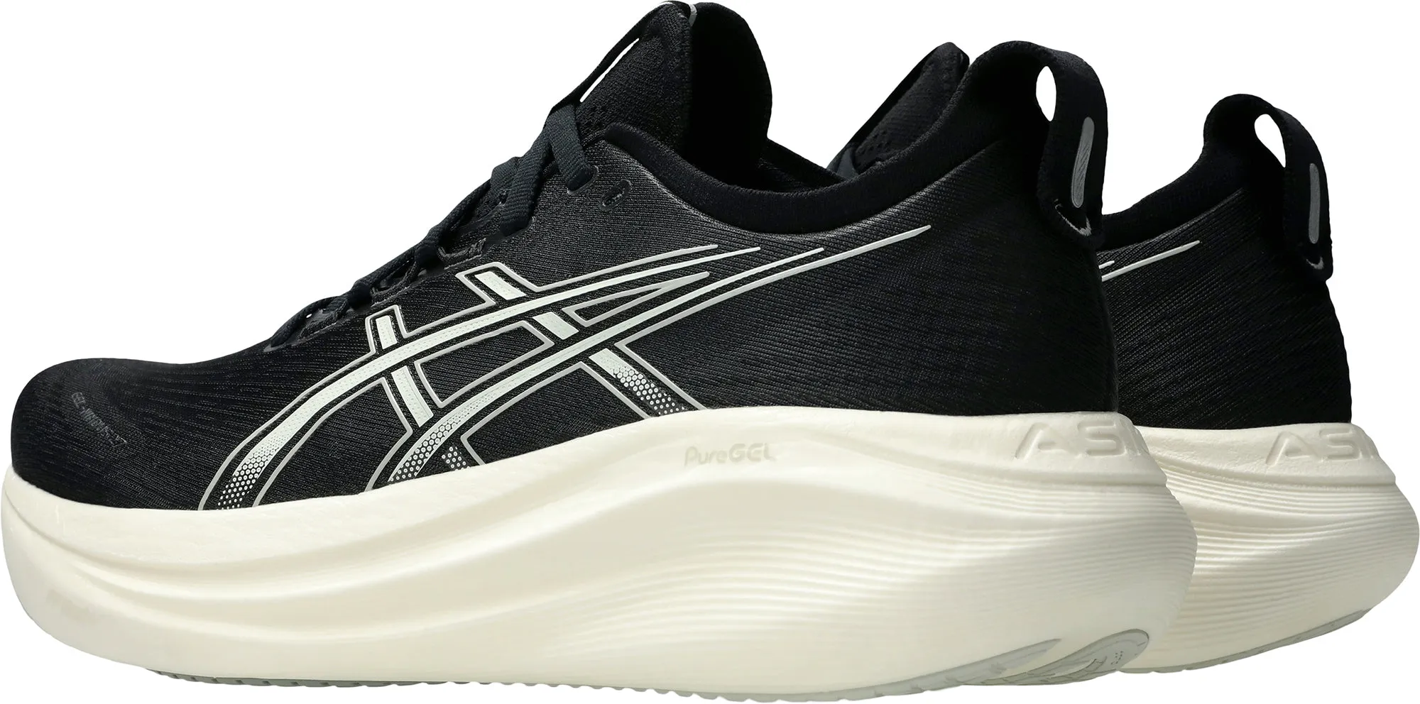 Asics Gel Nimbus 27 Mens Running Shoes - Black Asics Ghost Running Shoes