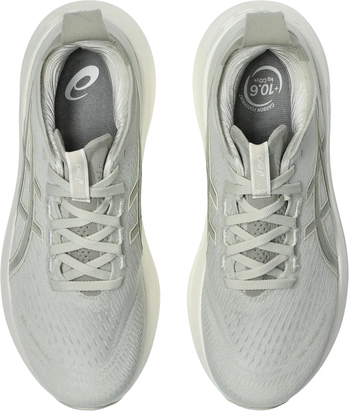 Asics Gel Nimbus 27 Womens Running Shoes - Grey Asics Gel Kayano Sale Shoes