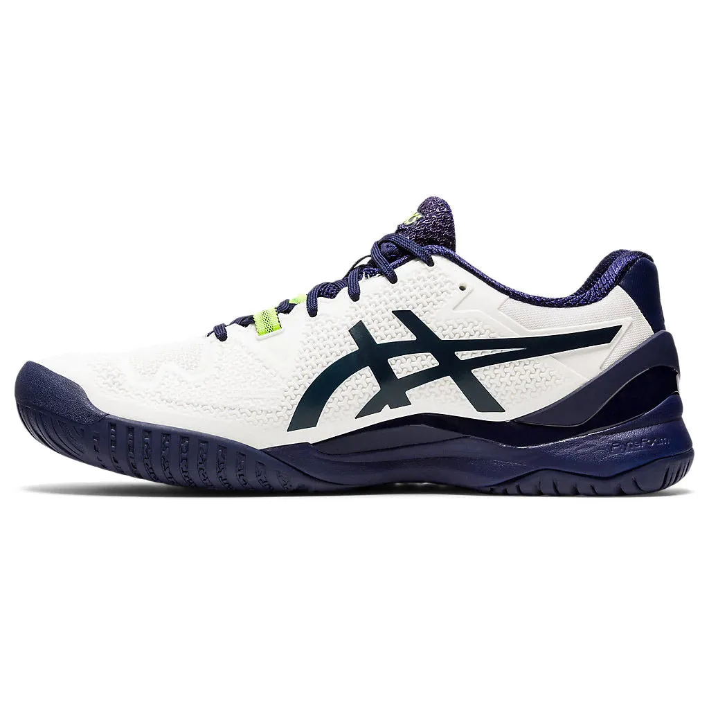 Asics Gel Resolution 8 White Mens Tennis Shoes Asics Yuki Kawamura Shoes