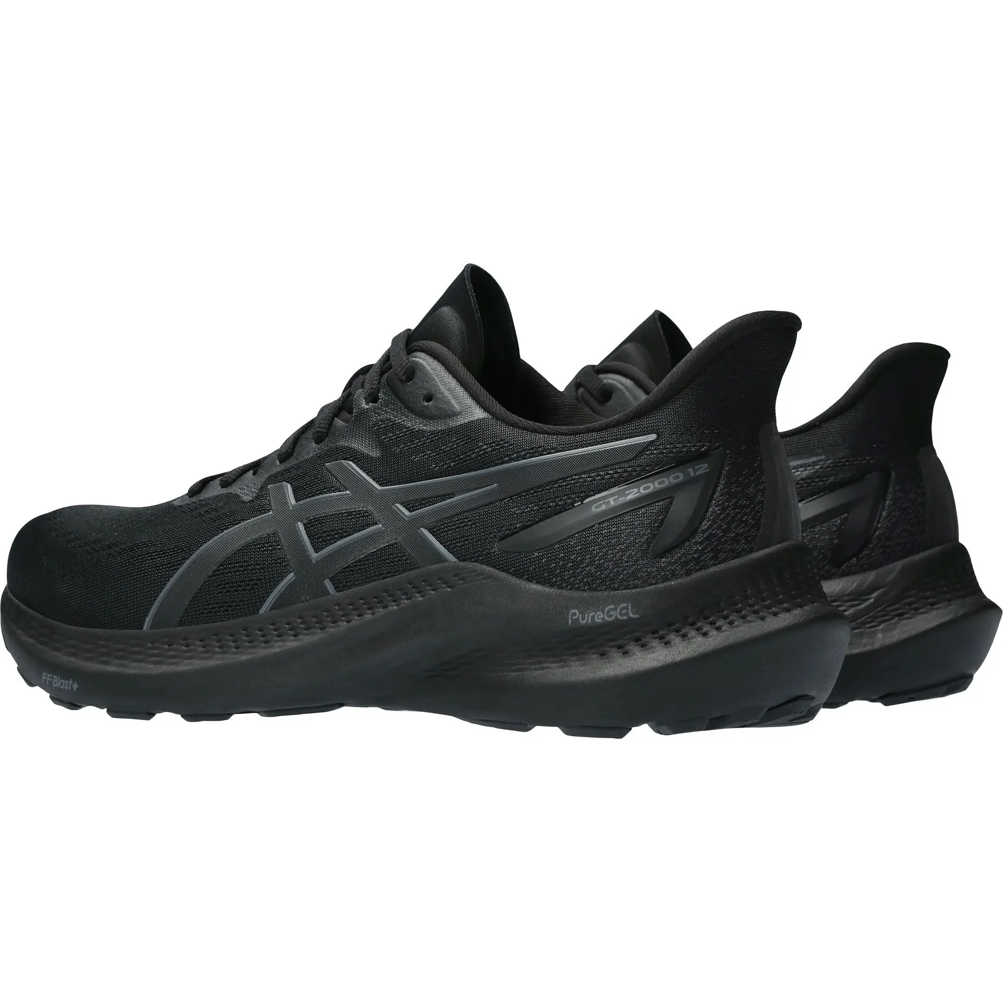 Best Asics Shoes For Walking On Concrete Asics GT 2000 12 Mens Running Shoes - Black