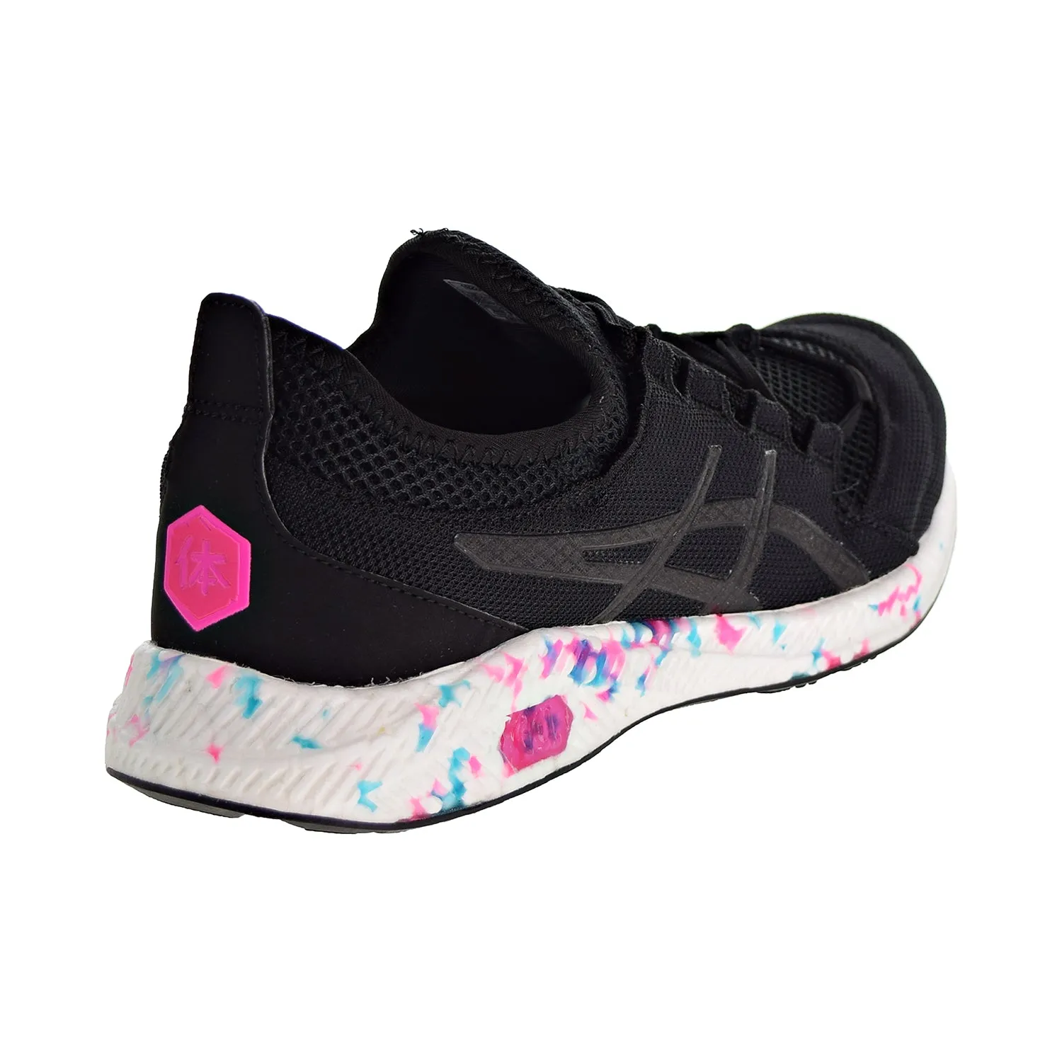 Asics HyperGEL-SAI Women's Shoes Black/Pink Glow Asics Winter Walking Shoes