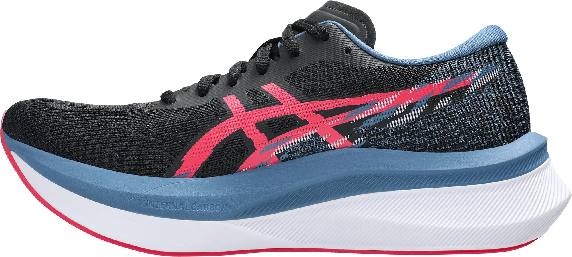 Asics Shoes No Tongue Asics Magic Speed 4 Womens Running Shoes - Black