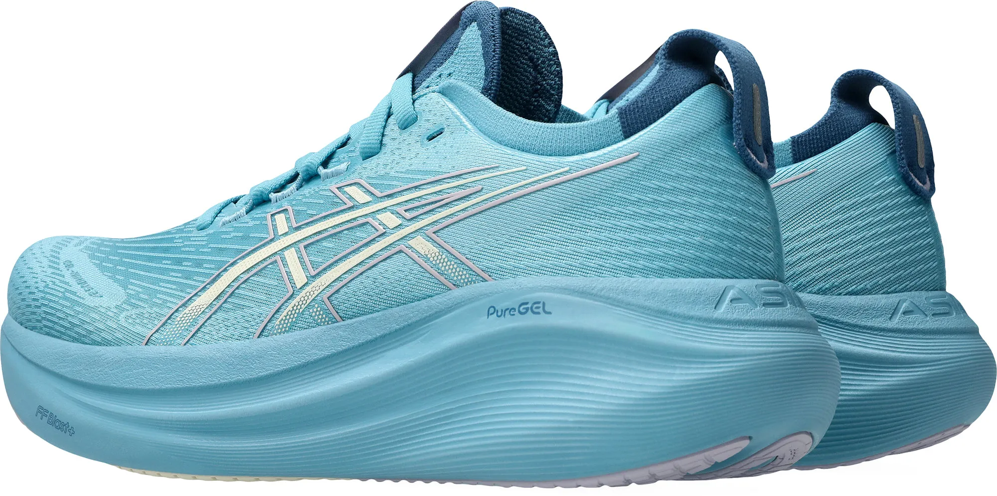 Asics Gel Nimbus 27 Womens Running Shoes - Blue Asics Nitrofuze 2 Running Shoes