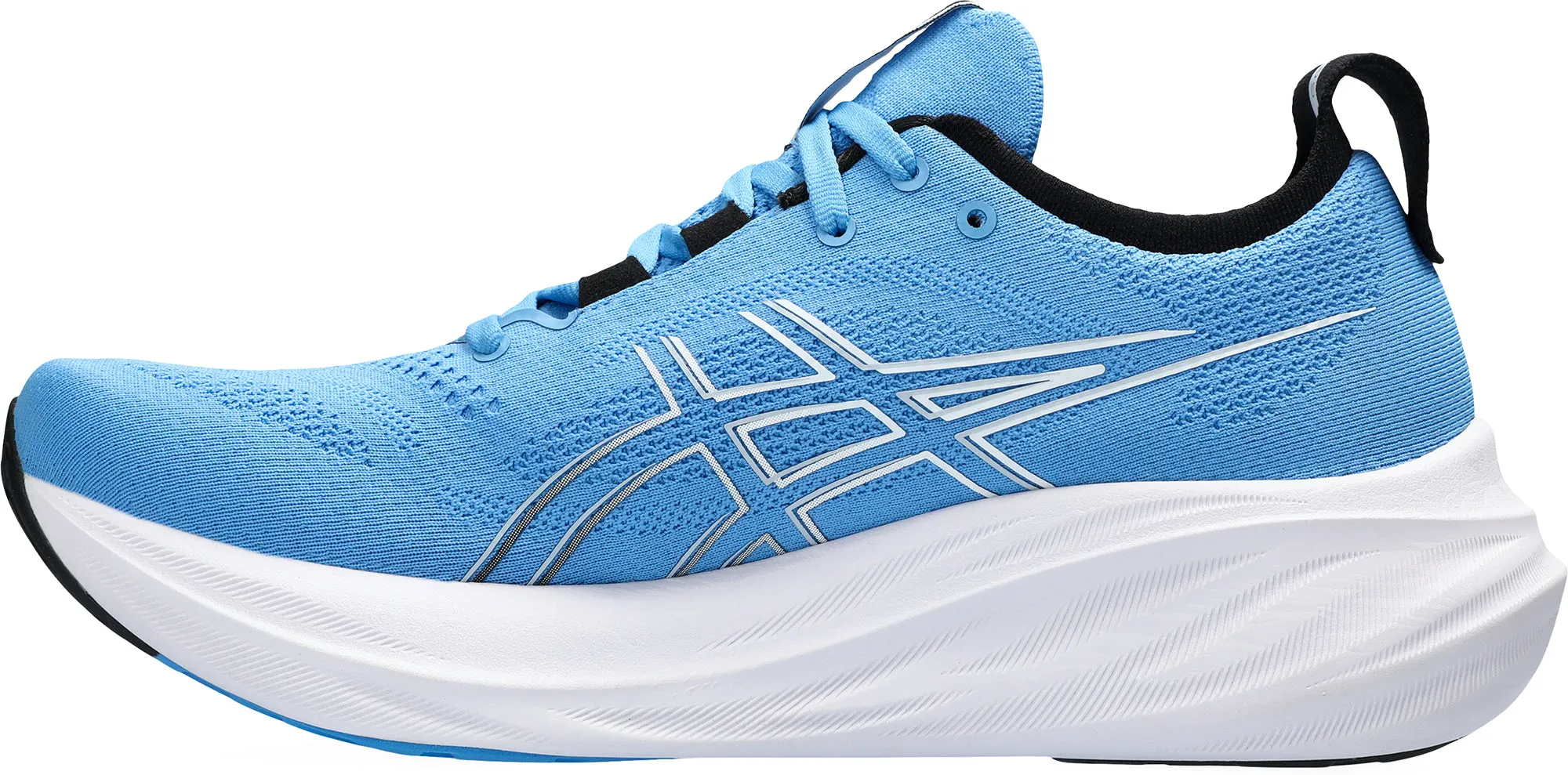 Asics Gel Nimbus 26 Mens Running Shoes - Blue Asics Best Marathon Running Shoes