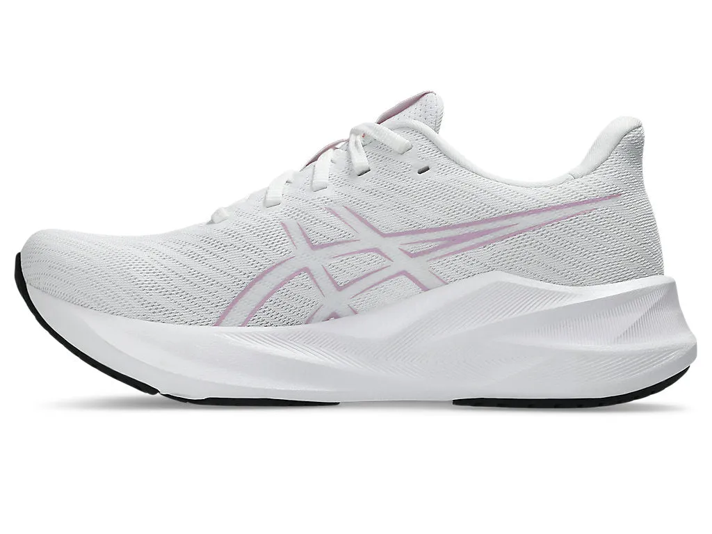 ASICS WOMEN'S VERABLAST 4 WHITE/UBE RUNNING SHOES Asics New Volleyball Shoes