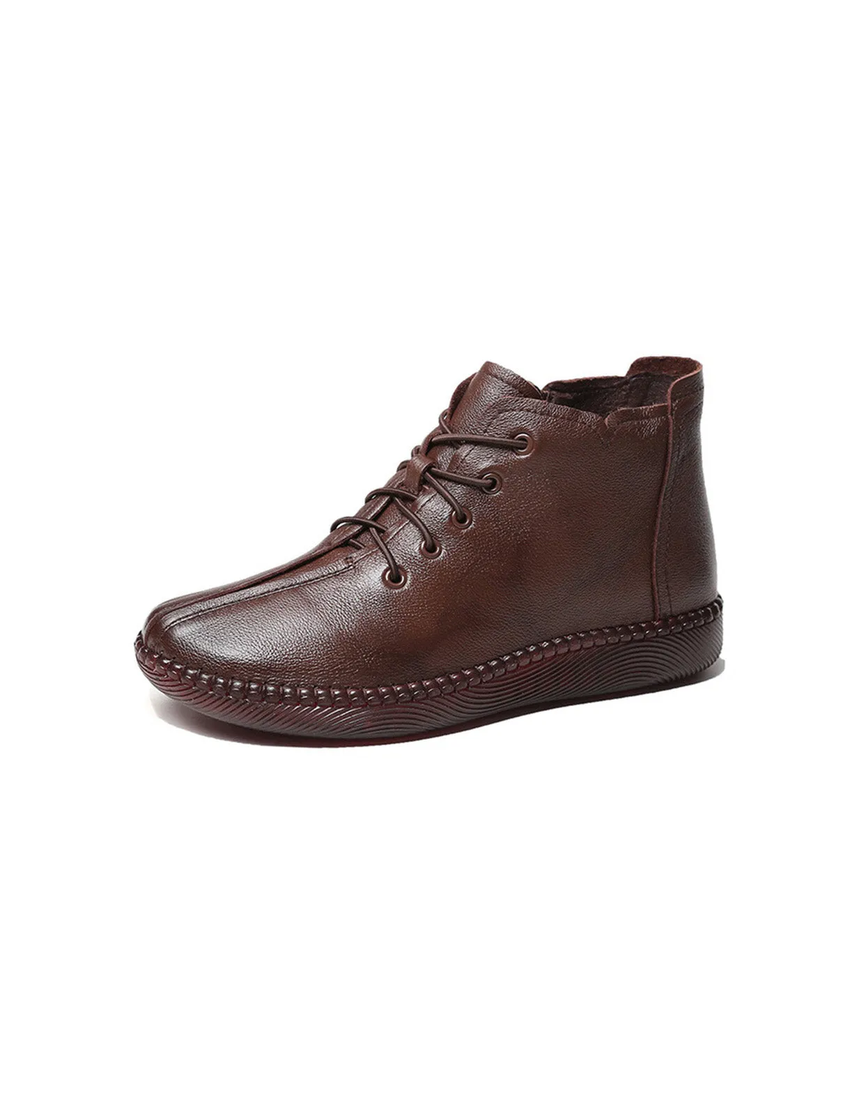 Best Cushioned Running Shoes For Flat Feet Autumn Winter Leather Soft Shoes Short Women's Boots 41