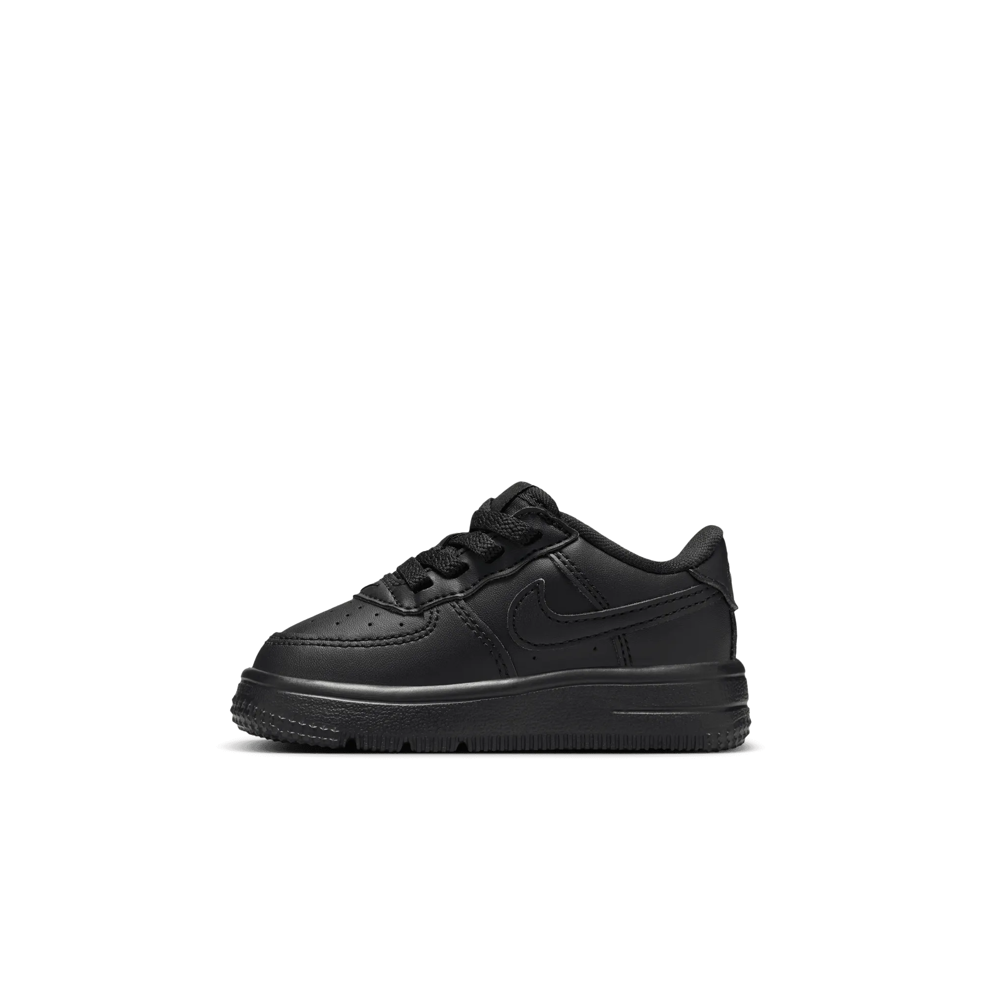 Baby/Toddler Nike Force 1 Low EasyOn  "Triple Black" Asics Shoes Made In Usa
