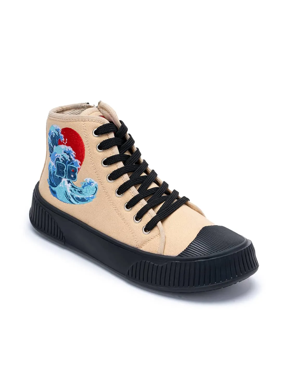 Bacca Bucci Women's High-Top Sneakers - "Kawaii Kicks" Collection Strappy Sneakers