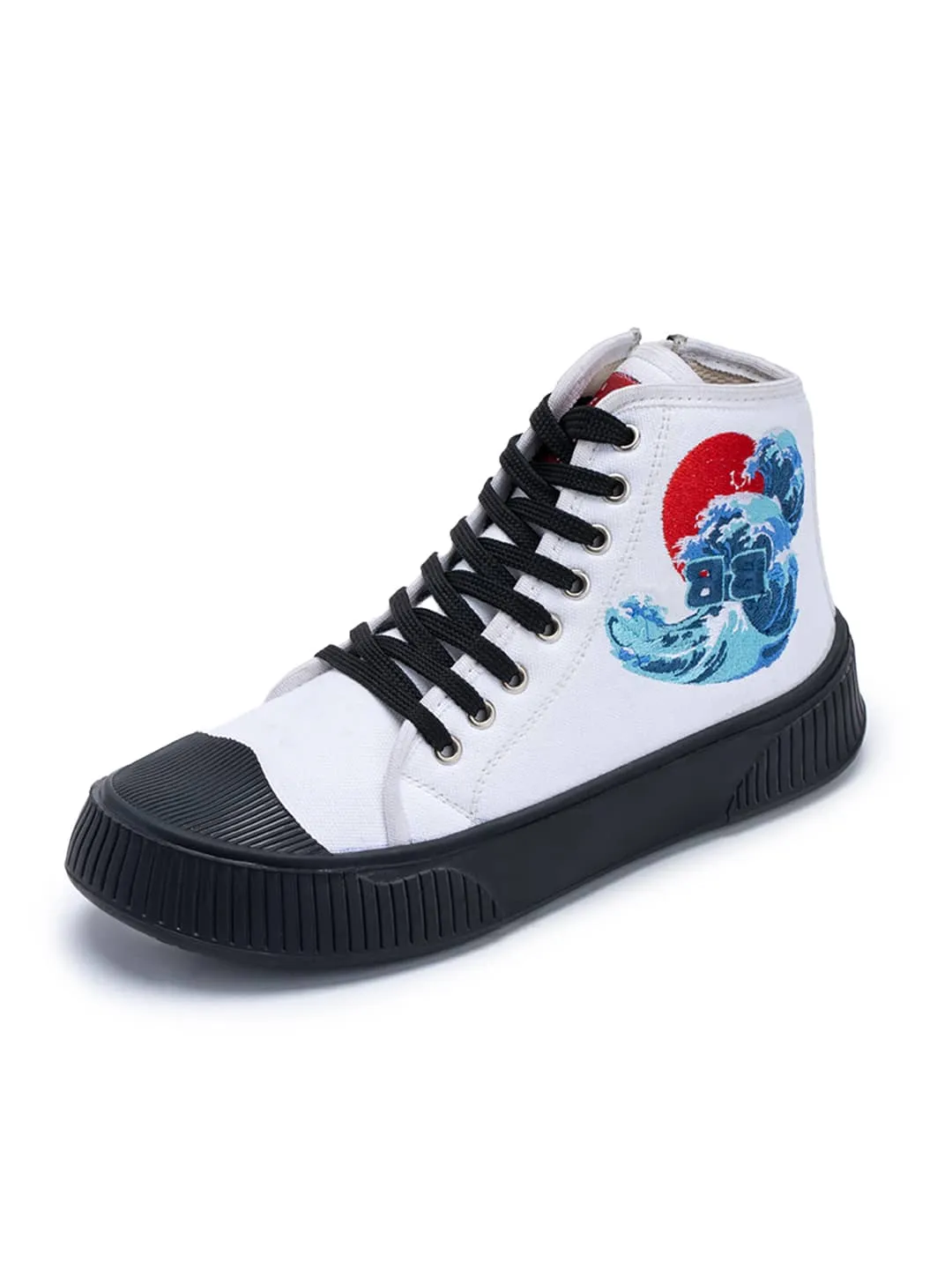Bacca Bucci Women's High-Top Sneakers - "Kawaii Kicks" Collection Sneakers With Toes