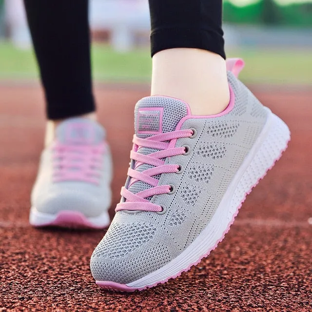 Women Casual Shoes Fashion Breathable Walking Orthofeet Casual Shoes