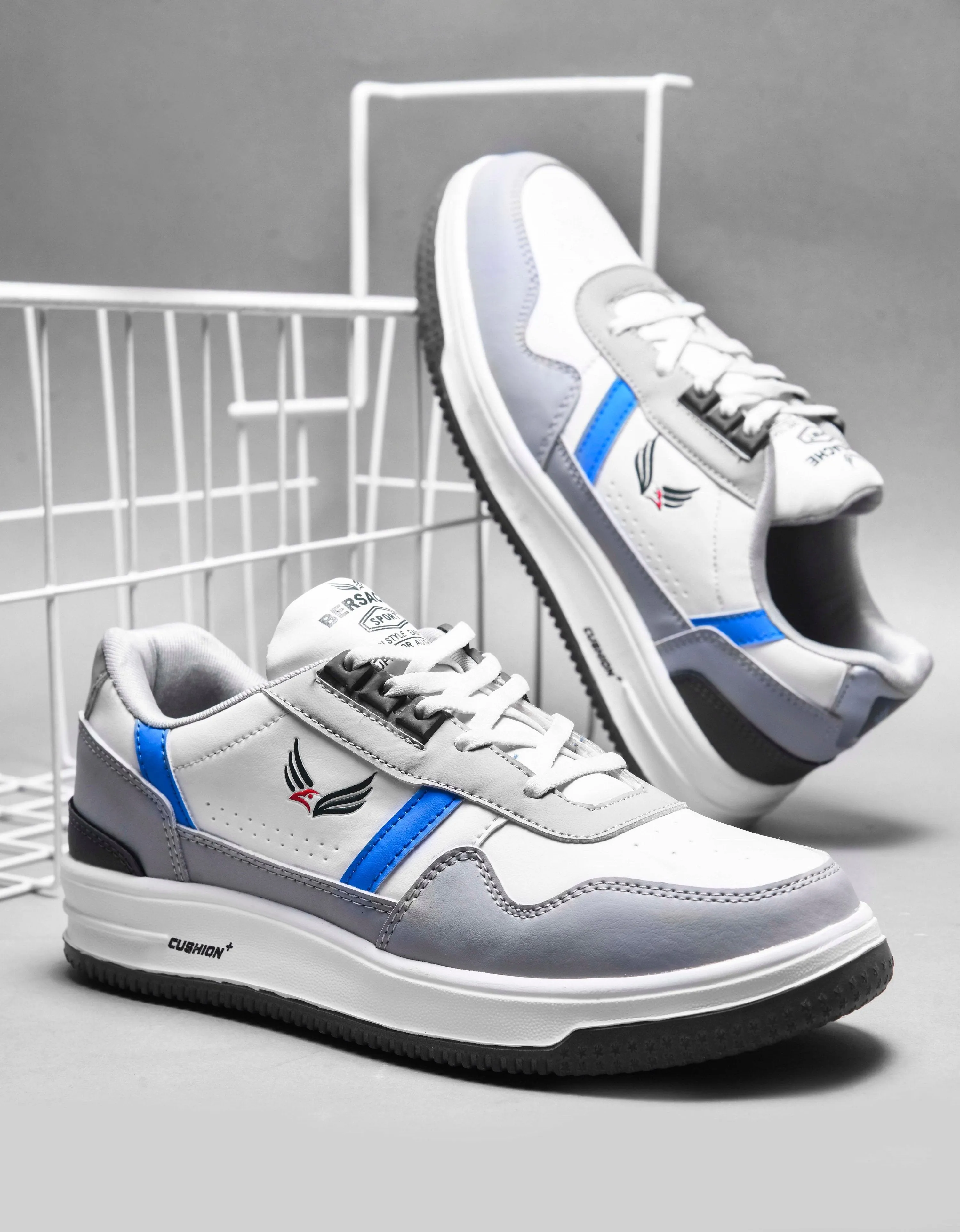 X Ultra 360 Hiking Shoes Bersache Premium Sports ,Gym, Trending Stylish Running shoes for men (9125-Grey)