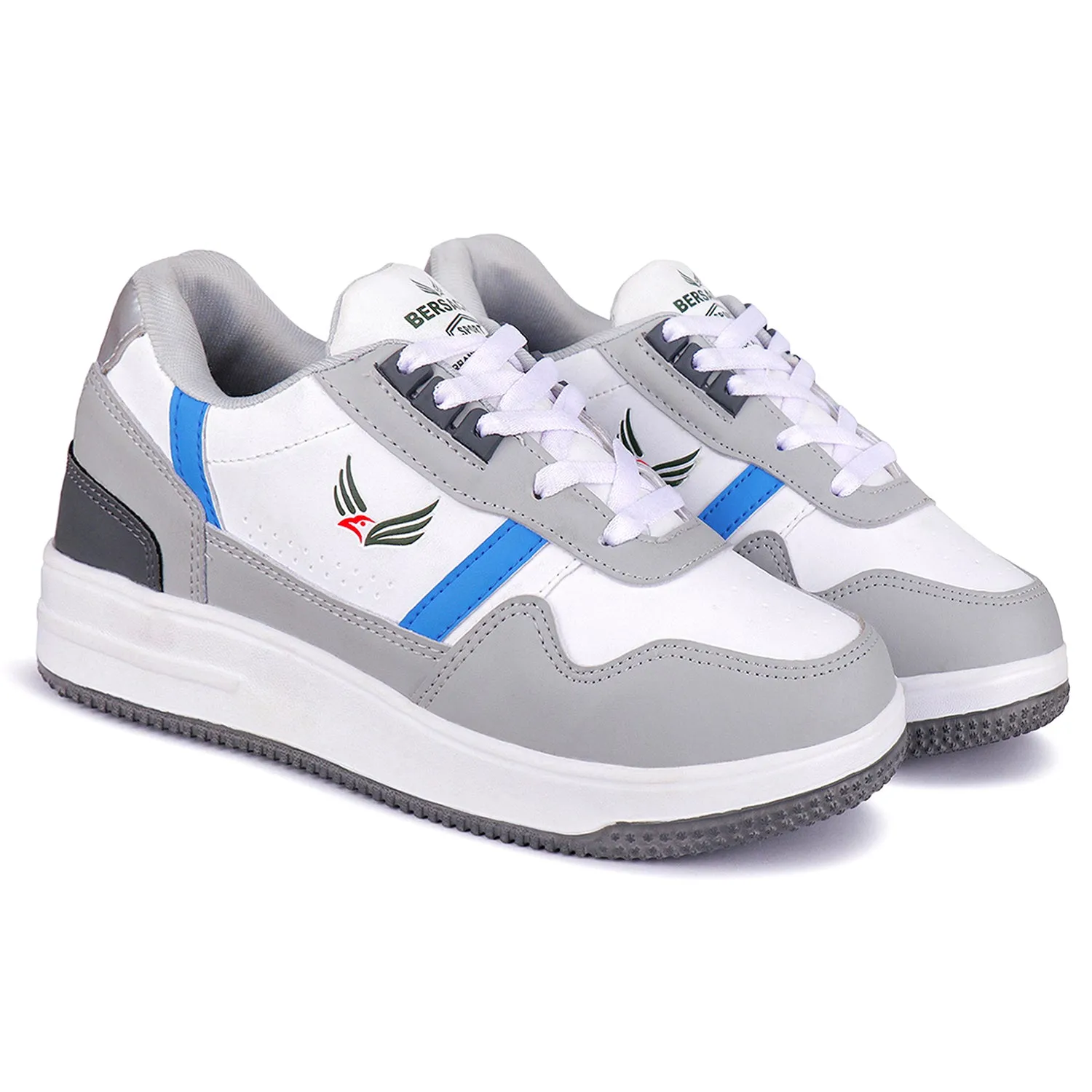 Bersache Premium Sports ,Gym, Trending Stylish Running shoes for men (9125-Grey) Naglev Unico Kevlar Hiking Shoes