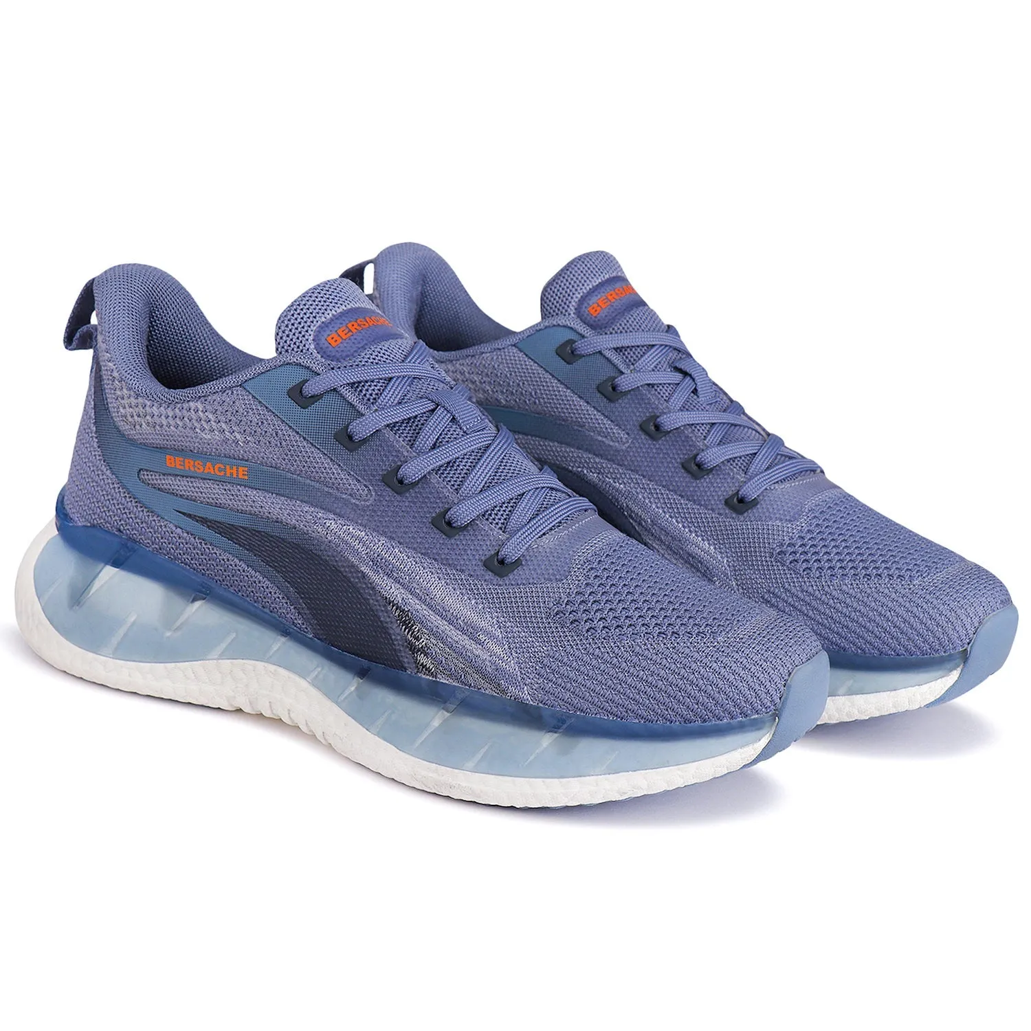 Bersache Premium Sports ,Gym, Trending Stylish Running Shoes For Men (9151-Blue) Barefoot Style Hiking Shoes