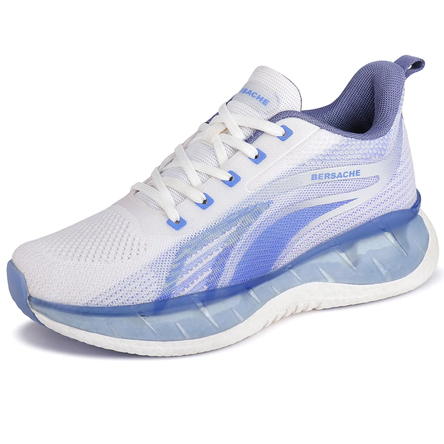 Cheap Waterproof Hiking Shoes Bersache Premium Sports ,Gym, Trending Stylish Running Shoes For Men (9152-White)