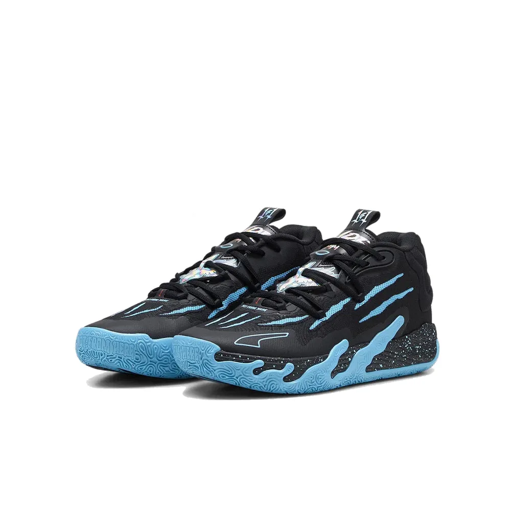 Asics Lawn Bowls Shoes Uk PUMA MB.03 JR "Blue Hive" Basketball Shoes (GS) 'Puma Black-Bright Aqua'