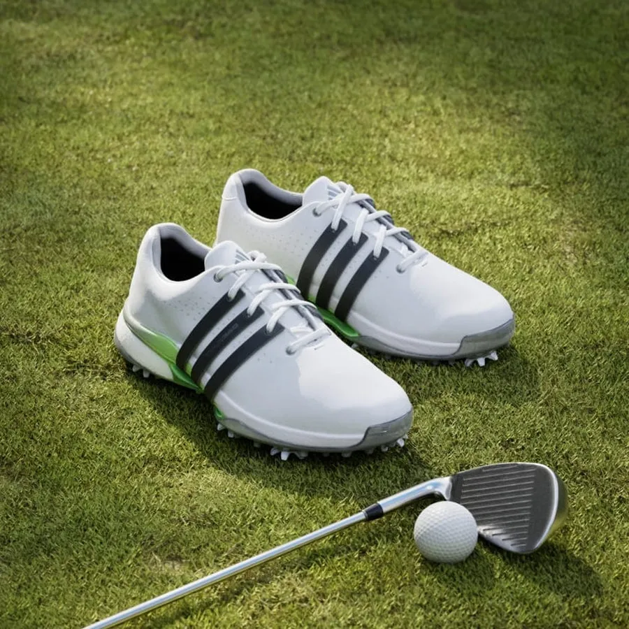Golden Shoes Adidas Adidas Ladies Tour360 24 Golf Shoes - White/Green