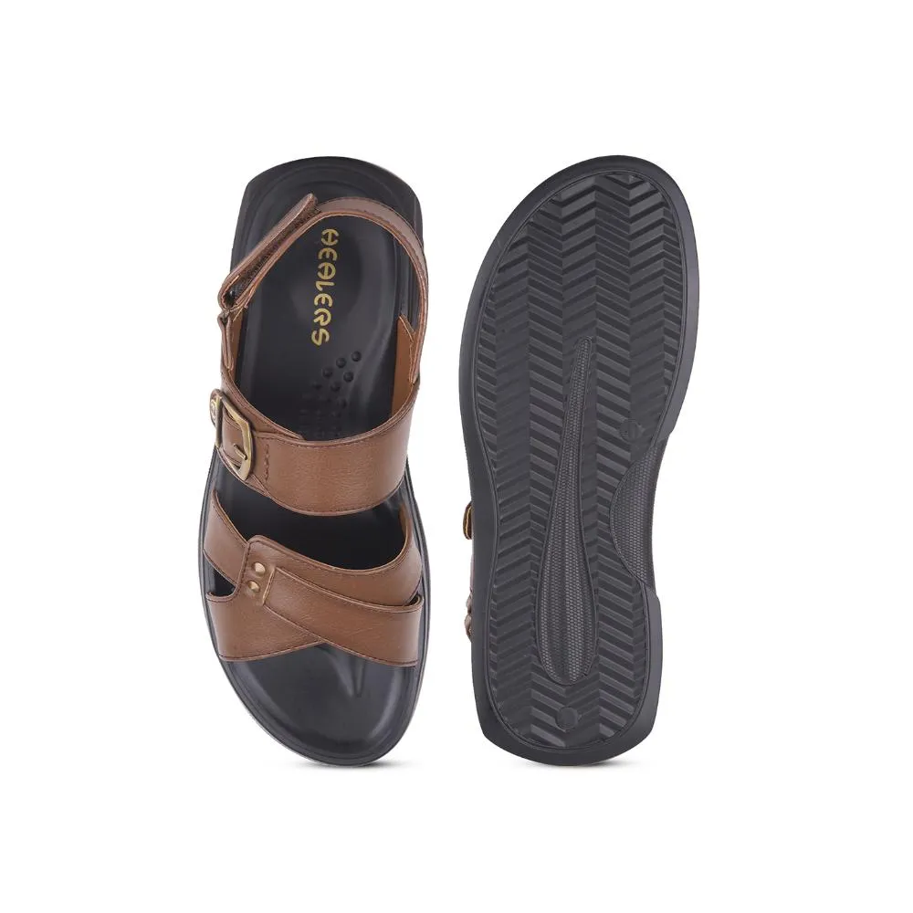 Ash Sandals Coolers By Liberty WILFRED-1 Mens Tan Formal Sandal