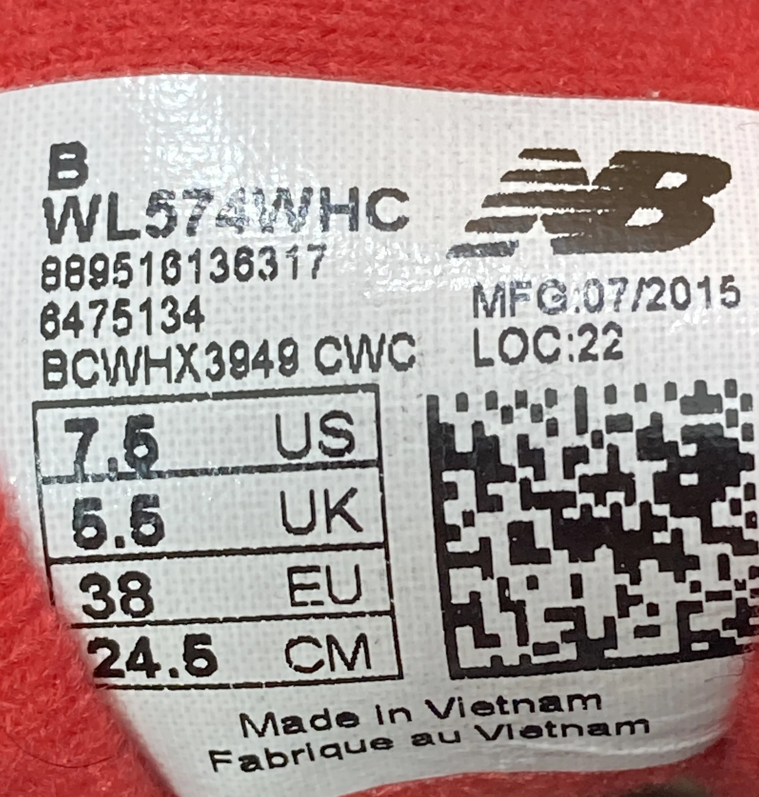 New Balances Foam NEW BALANCE 574 ENCAP Women's Size 7.5B Shoes Sneakers Gray WL574WHC