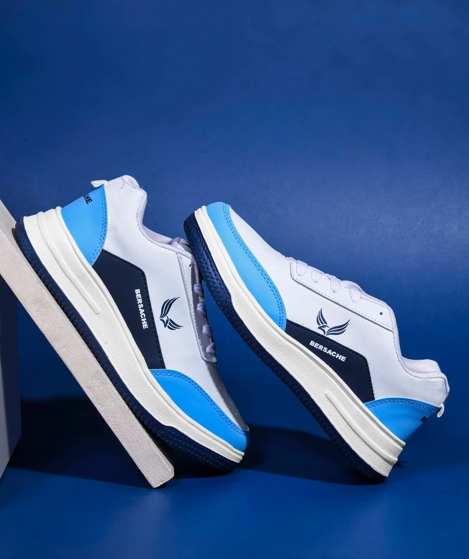 Bersache Premium Sports ,Gym, trending Stylish Running shoes for men (9113-Blue) Hiking Shoes Top 10