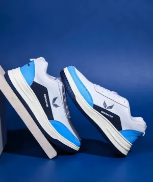 Walking Hiking Shoes Bersache Premium Sports ,Gym, trending Stylish Running shoes for men (9113-Blue)