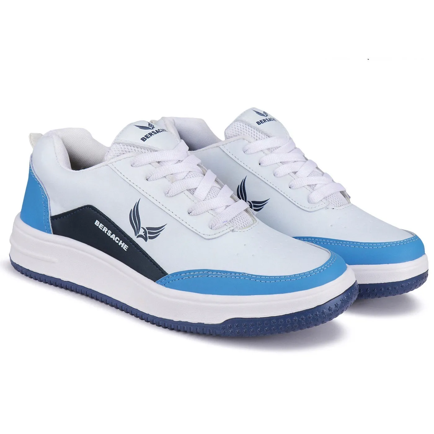 Bersache Premium Sports ,Gym, trending Stylish Running shoes for men (9113-Blue) Olympus Hiking Shoes