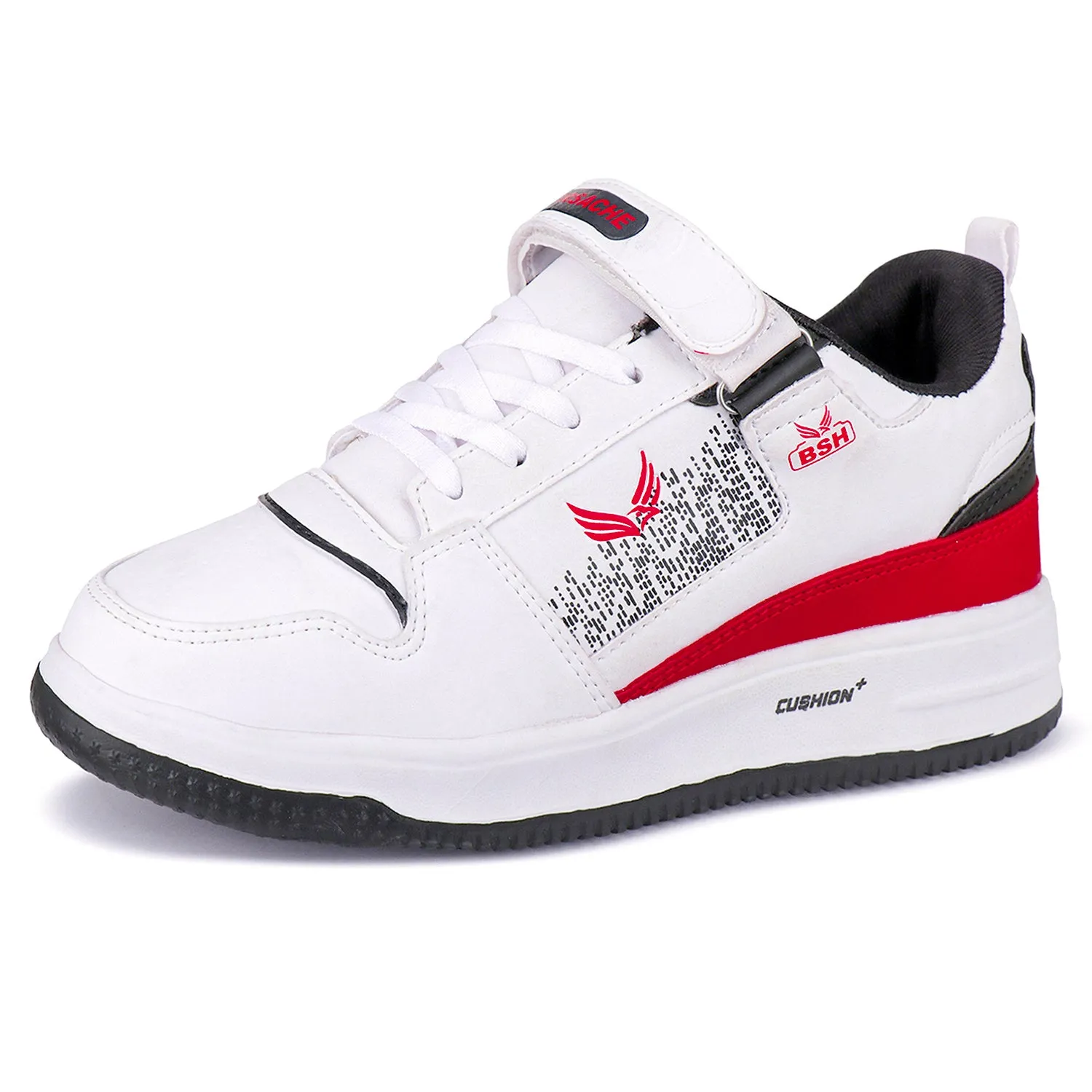 Hiking Shoes Ankle Support Bersache Premium Sports ,Gym, Trending Stylish Running shoes for men (9122-Red)