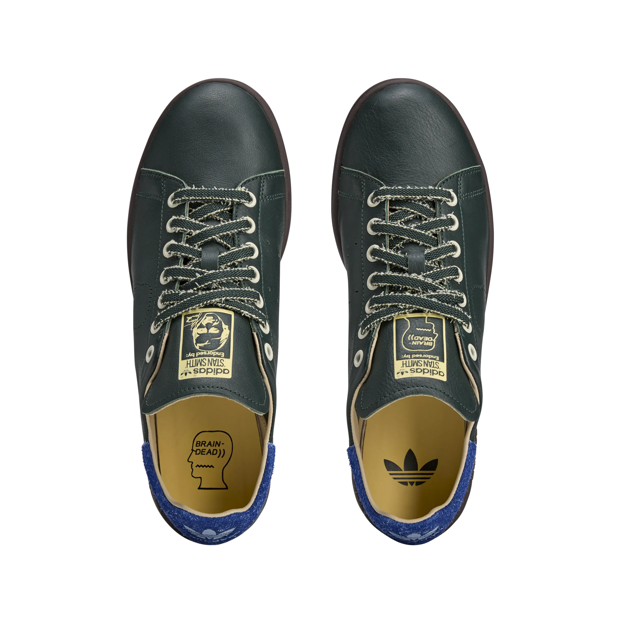 Adidas 90's Shoes   Brain Dead Stan Smith 'Shadow Green'