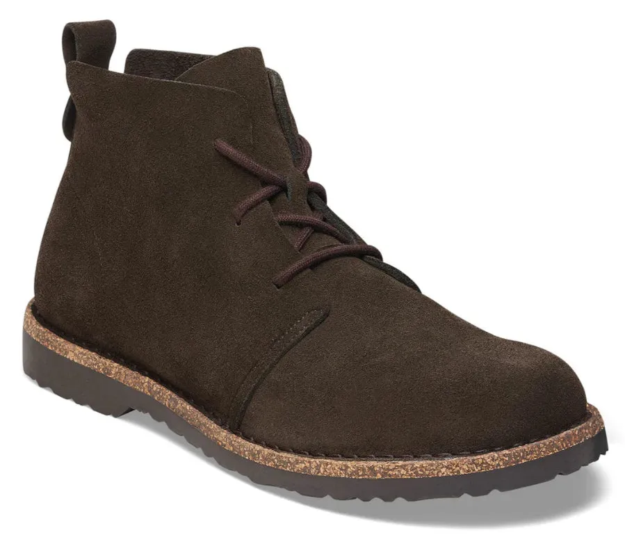 Outlet Boots BIRKENSTOCK Uppsala Mid Mocca Suede Leather Boot