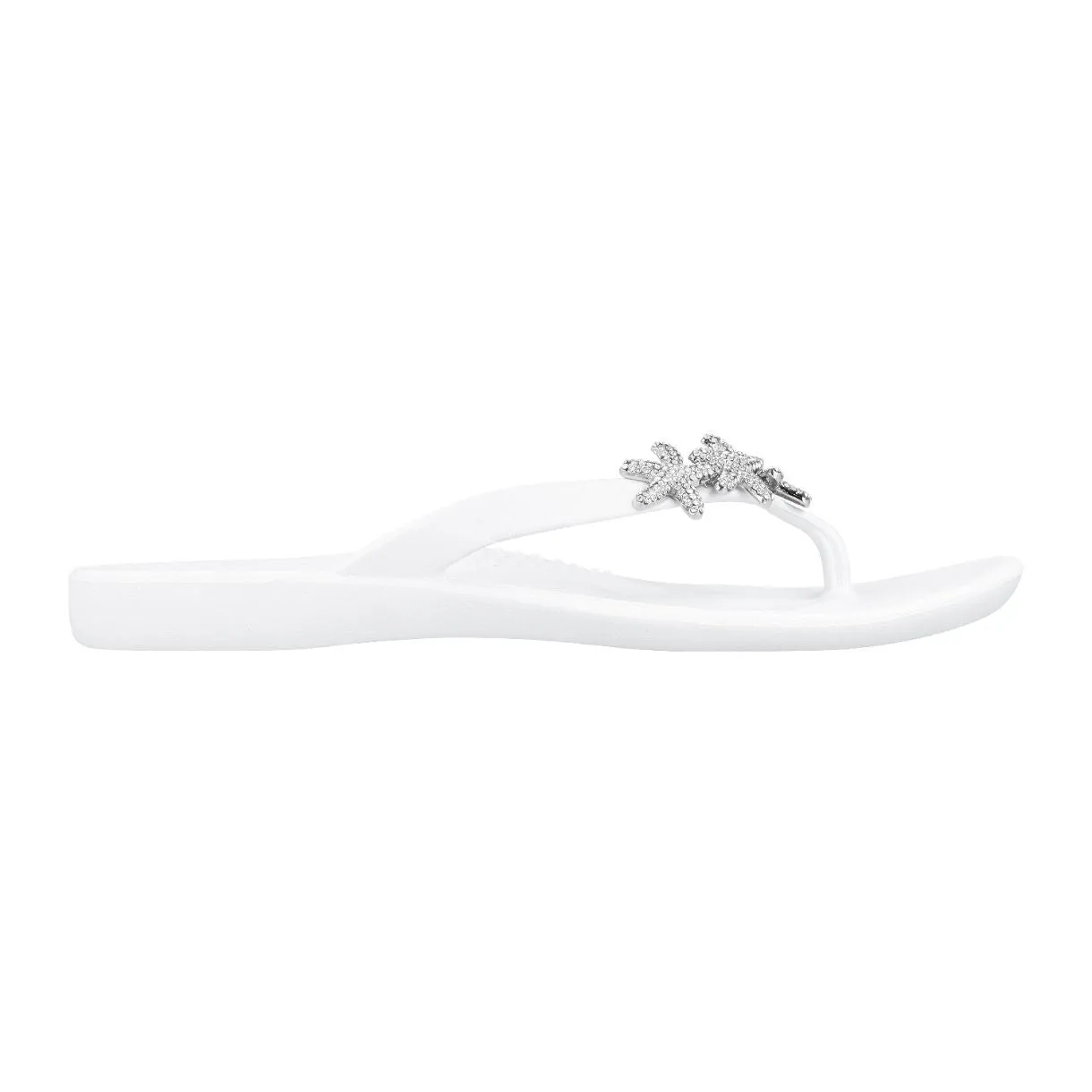 Oka-B Ryann Women's Flip Flop with Glimmering Strand of Starfish Waterproof Golf Shoes Near Me