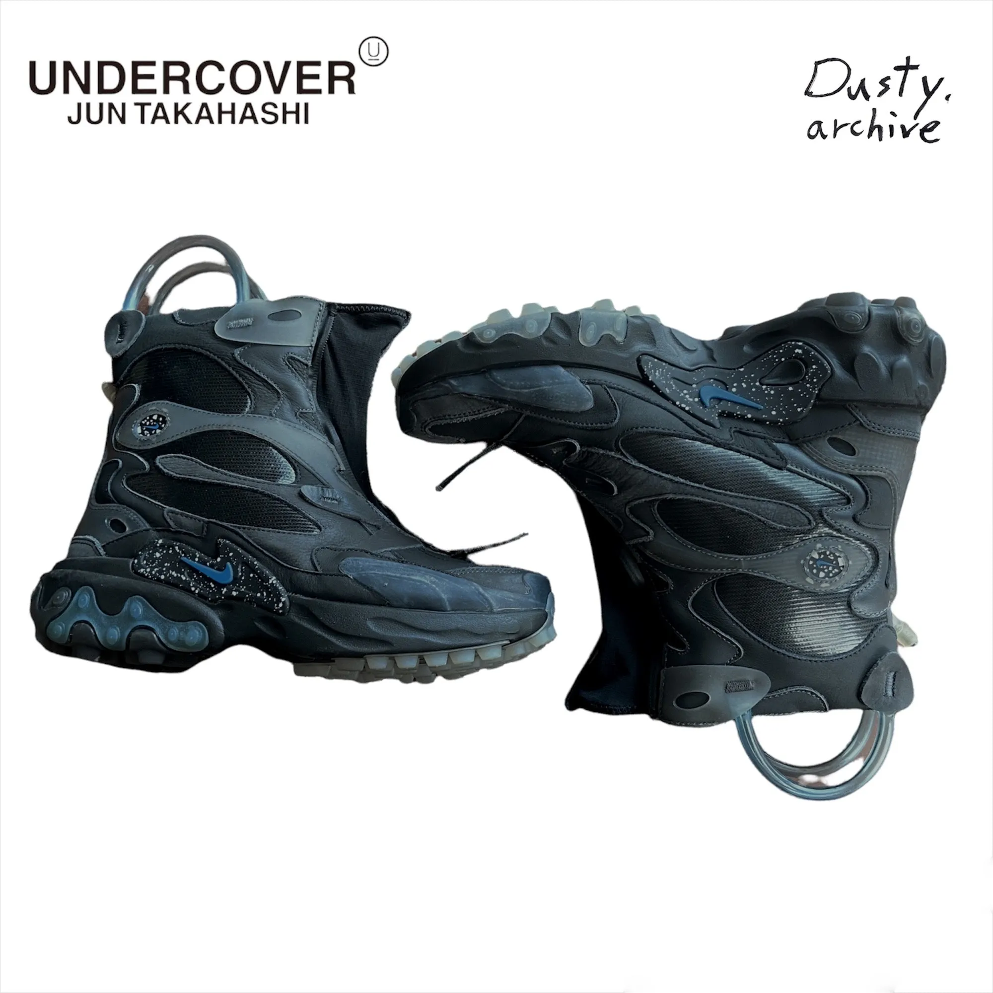 Undercover nike react boot black 41 Arch Support Asics Shoes