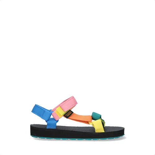 Waterproof Shoes Walking Teva Childrens Original Universal Sandal - 90s Multi (Size 9 to Big Kids 5)